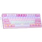 Клавиатура Redragon Fizz проводная, USB Type-A, розовый, фото6