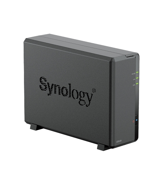 СХД SYNOLOGY настольное исполнение 1BAY NO HDD DS124
