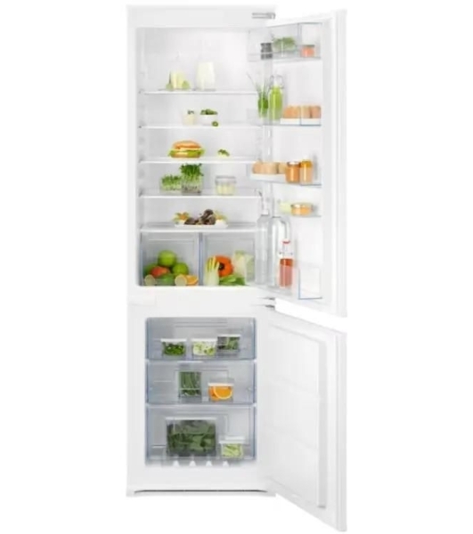 Встраиваемый холодильник Electrolux ENT6NE18S белый, 2-хкамерн., 195/62 л., морозилка снизу, No Frost