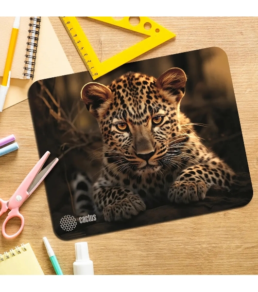 Коврик для мыши Cactus Leopard 250x200x3мм (CS-MP-D06S)