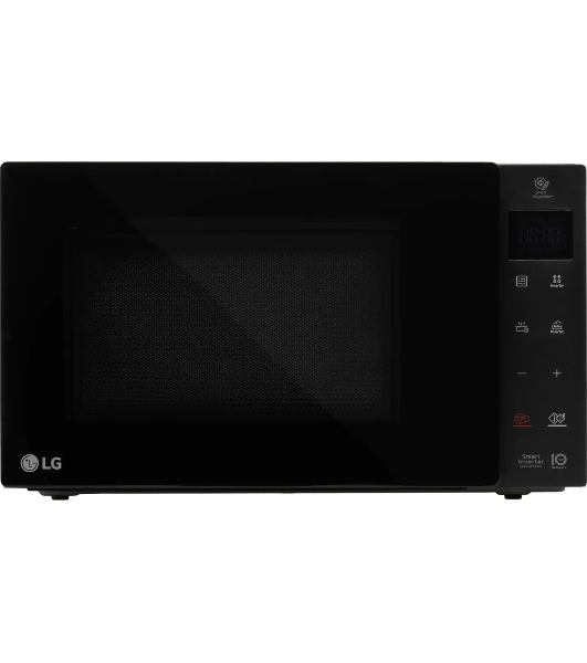 Микроволновая печь LG MW23R35GIB инвертор, черный, 23 л, 1000 Вт, переключатели - сенсор