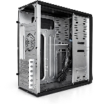Компьютерный корпус Miditower ExeGate CP-603UB-UNS350 (ATX, БП UNS350 с вент. 12см, 2хUSB, аудио, черный), фото3