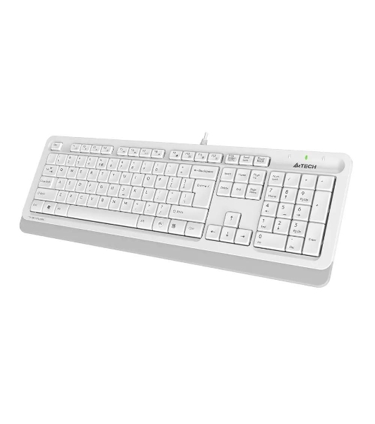 Комплект клавиатура+мышь A4Tech FStyler F1010 проводной, USB, 1600 DPI, белый/серый