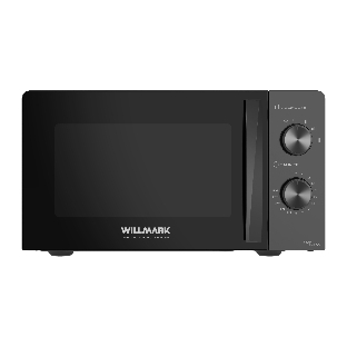 Микроволновая печь WILLMARK WMO-201MB черный, 20 л, 700 Вт, переключатели - поворотный механизм