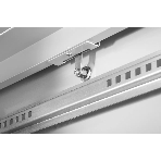 Шкаф телекоммуникационный напольный ЦМО ШТК-Э, IP20, 30U, 1454х600х1000 мм (ВхШхГ), дверь: стекло, боковая панель: сплошная, разборный, серый, фото6