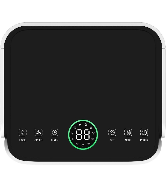 Осушитель воздуха Neoclima ND-10RH белый, 10 л/сутки, 2 л, гигростат, очистка воздуха