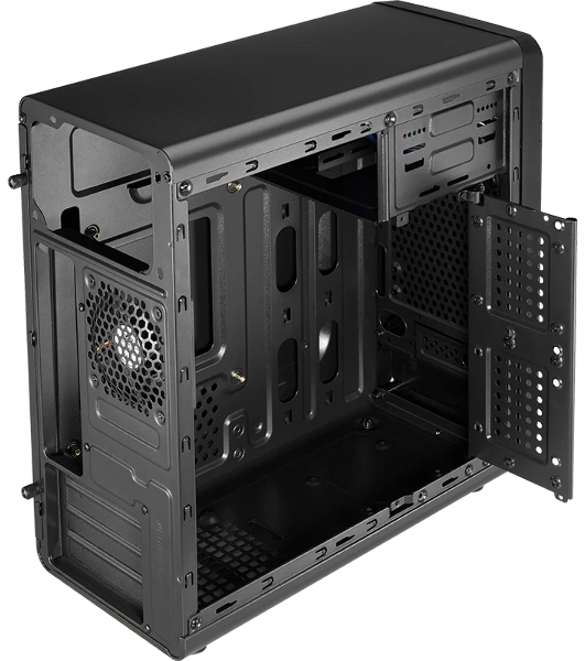 Компьютерный корпус Aerocool/Formula Qs-180 черный без БП mATX 1x80мм 2xUSB 2.0 1xUSB 3.0 audio