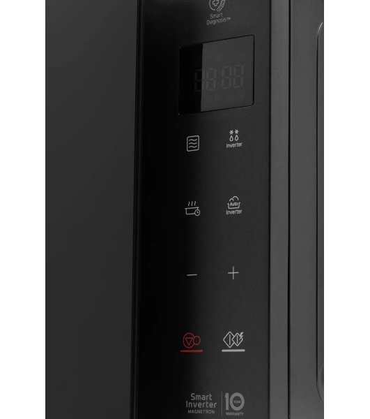 Микроволновая печь LG MW25R35GIS черный, 25 л, 1000 Вт, переключатели - сенсор