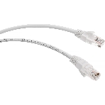 Шнур комм. Cabeus, кат. 5е, неэкр., U/UTP, RJ45/RJ45, LSZH, AWG24, 0.15м, белый, фото 1