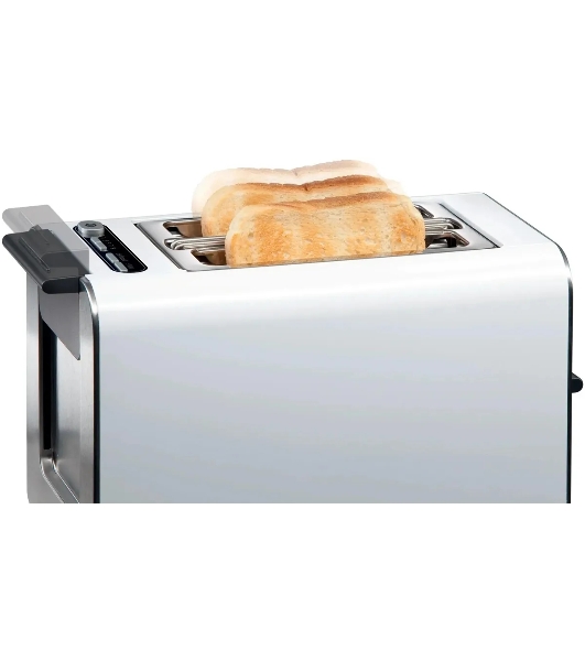 Тостер Bosch TAT8611N белый, 860 Вт, 2 слота