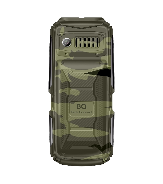 Мобильный телефон BQ 2430L Tank Connect камуфляж/серый