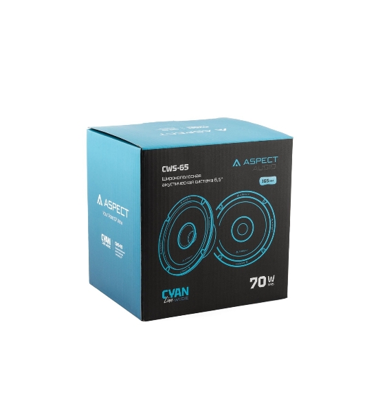 Автомобильная акустика ASPECT Cyan Line CWS-65, 6.5', 70/210 Вт, 4 Ом, 92 дБ