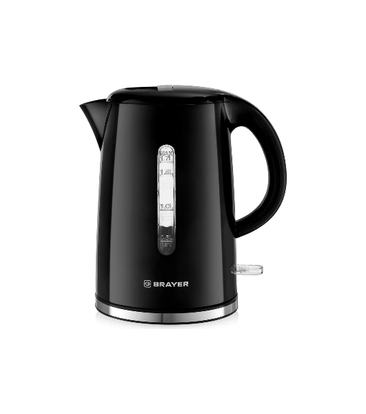 Чайник электрический BRAYER BR1032,2200 Вт, 1.7 л, пласт.корп,шкала,автоотк л,при.закип,подсвет