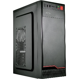 Компьютерный корпус KingPrice KPCC-MD201 черный без БП ATX 1x80мм 4x120мм 2xUSB 2.0 audio