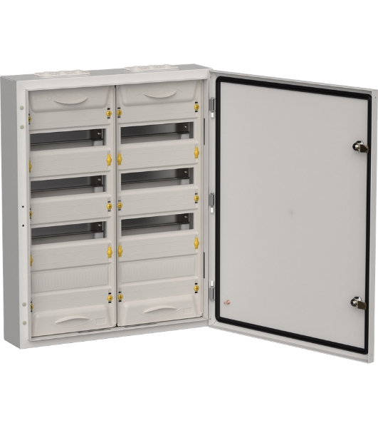 Корпус металлический IEK TITAN 5 ЩРн-96 (2х48) 710х570х140 IP54 серый