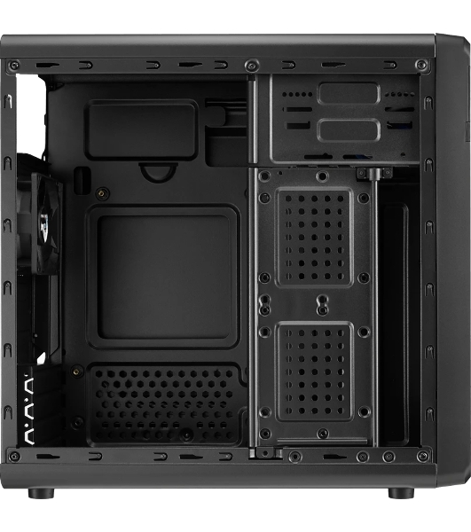 Компьютерный корпус Aerocool/Formula Qs-180 черный без БП mATX 1x80мм 2xUSB 2.0 1xUSB 3.0 audio