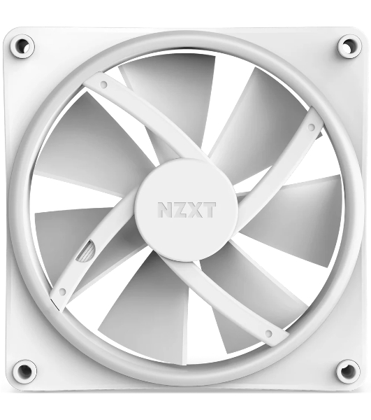 Вентилятор для корпуса Case Cooler NZXT F140 RGb Duo (140x140x25мм, 4-pin PWM, RGb, 84.75CFM, 36dBA, 1800RPM, белый)