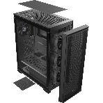 Корпус без блока питания Raijintek ARCADIA 41-MS4, Midi-Tower, TG, 1x120мм + 3x120мм ARGB, 2xUSB-A 3.0 + 1xUSB-C, ATX, mATX, mITX Black, фото2