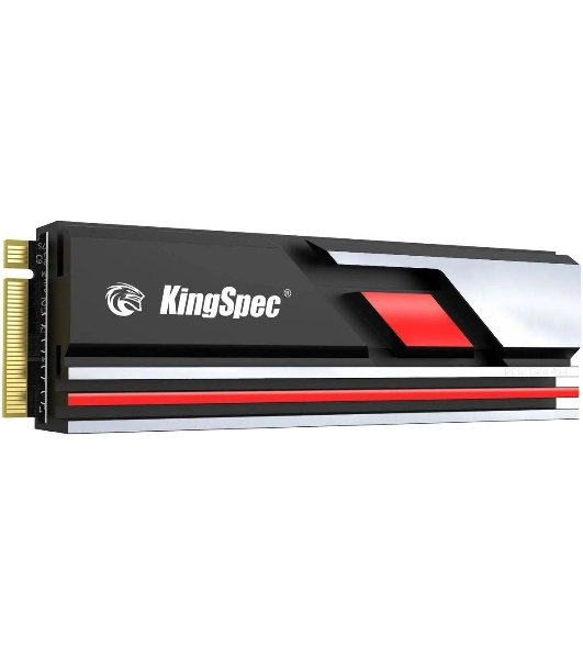 Накопитель SSD KingSpec XG7000, 2Tb, PCIe 4.0 x4, M.2 2280, NVMe, R/W 7400/6600, с радиатором