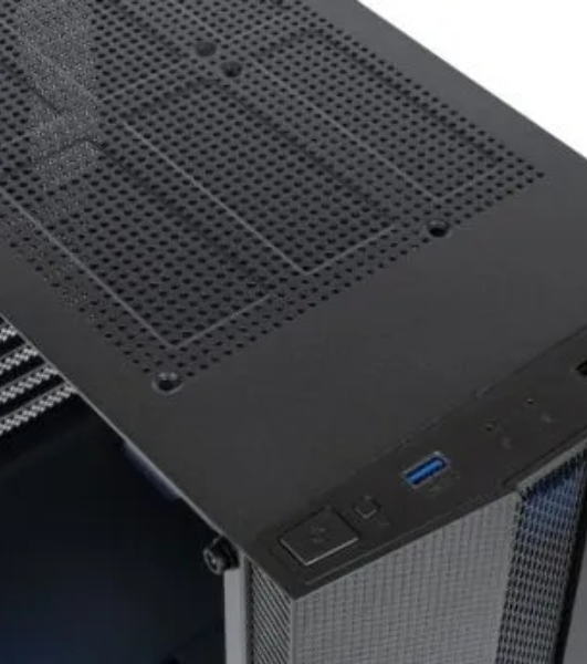 Компьютерный корпус ATX Eurocase A85 4ARGB черный без БП закаленное стекло USB 3.0