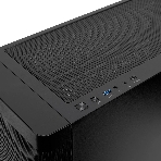 Компьютерный корпус без блока питания Case HSPD M740, Mesh Mid Tower, черный, TG, 0.6 SPCC, no fans, E-ATX, ATX, mATX, mITX, 170/400/200мм, 4x2.5', 2x3.5', 7xPCI, 1xUSB-A 3.0, 1xUSB-C 3.0, 460x218x450мм, фото3