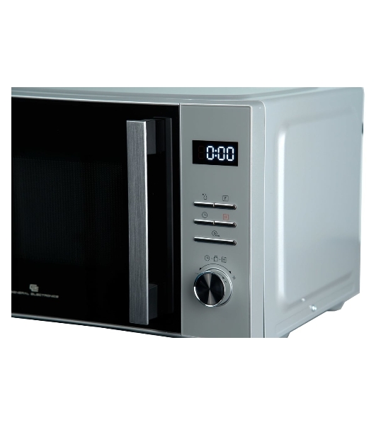 Микроволновая печь General Electronics GE-DS525S серебро, 25 л, 900 Вт, переключатели — электронный