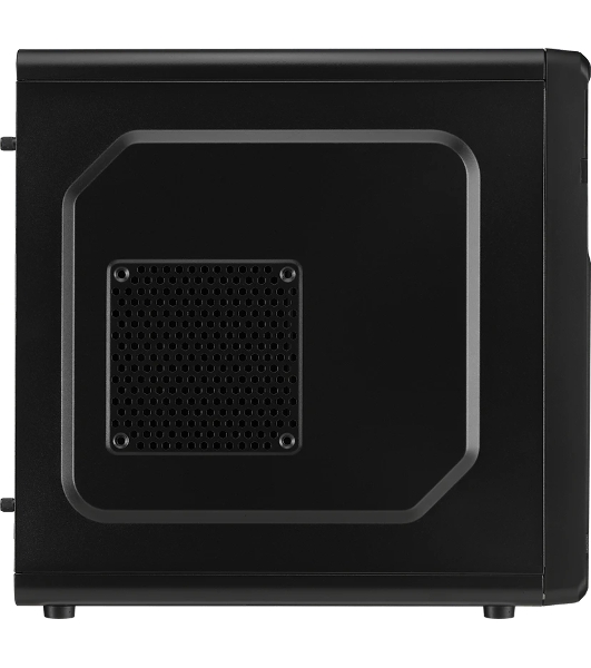 Компьютерный корпус Aerocool/Formula Qs-180 черный без БП mATX 1x80мм 2xUSB 2.0 1xUSB 3.0 audio
