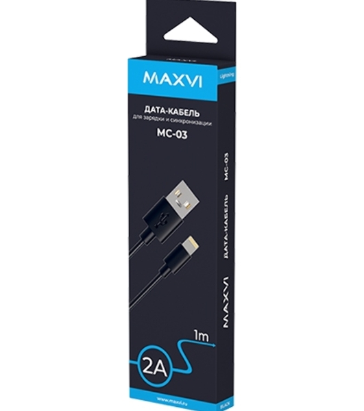 Кабель Maxvi MC-03 черный
