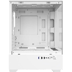 Компьютерный корпус Bloody CC-125 белый без БП mATX 5x120мм 2xUSB2.0 1xUSB3.0 audio bott PSU, фото3