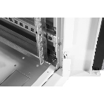 Шкаф телекоммуникационный напольный ЦМО ШТК-Э, IP20, 30U, 1454х600х1000 мм (ВхШхГ), дверь: стекло, боковая панель: сплошная, разборный, серый, фото9
