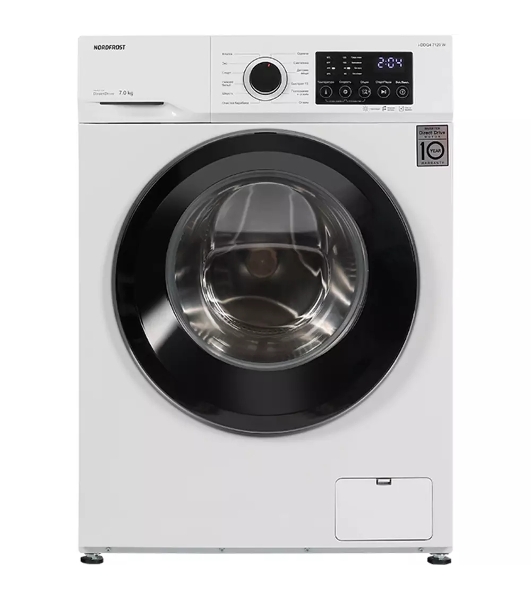 Стиральная машина Nordfrost i-DDQ4 7120 W белый, загрузка фронтальная 7 кг, 1200 об/мин, класс A+++