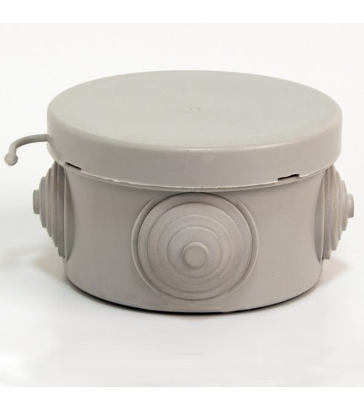 Коробка распределительная TOKOV ELECTRIC ОП 65х40 мм 4 каб. вводов IP54 серый (круг.)