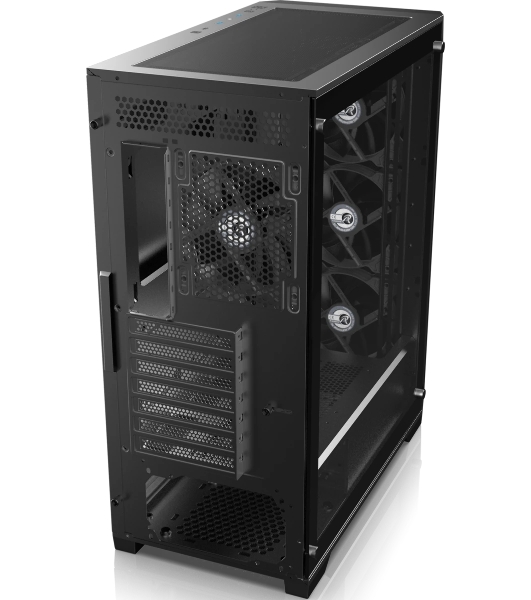 Корпус без блока питания Raijintek ARCADIA 41-MS4, Midi-Tower, TG, 1x120мм + 3x120мм ARGB, 2xUSB-A 3.0 + 1xUSB-C, ATX, mATX, mITX Black