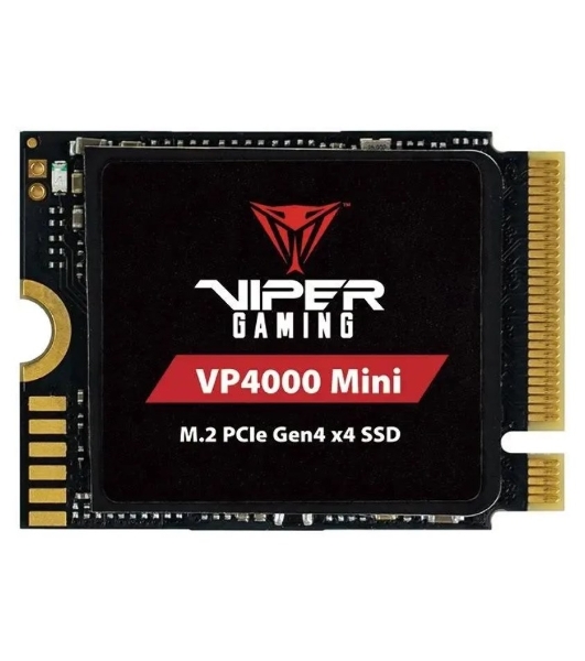 Накопитель SSD Patriot Viper VP4000, 2Tb, PCIe 4.0 x16, M.2 2230, NVMe, R/W 3200/3500, с радиатором