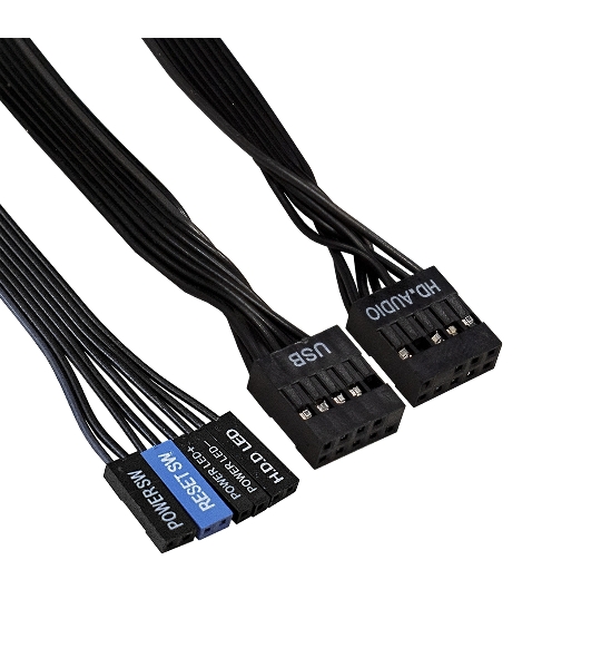 Компьютерный корпус Minitower ExeGate BA-309-UNS350 (mATX, БП UNS350 с вент. 12см, 2*USB, HD аудио, черный)