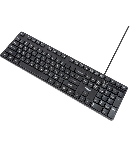 Клавиатура Filum FL-KB15 проводная, USB Type-A, чёрный