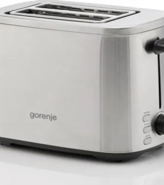 Тостер Gorenje T800DS нержавеющая сталь, 800 Вт, 2 слота