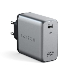 Сетевое зарядное устройство Satechi ST-UC100WSM-EU Charger 100W с технологией GaN Power, серый космос, фото 1