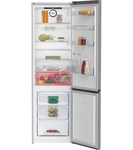 Холодильник Beko B3RCNK402HX нержавеющая сталь двухкамерный 257/100л морозилка снизу