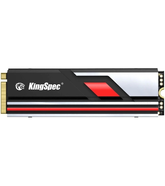Накопитель SSD KingSpec XG7000, 2Tb, PCIe 4.0 x4, M.2 2280, NVMe, R/W 7400/6600, с радиатором