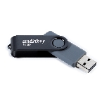 Флешка USB Smartbuy Twist Black (SB016Gb2TWK), 16Gb, USB 2.0, R/W 15/5, черный, фото2