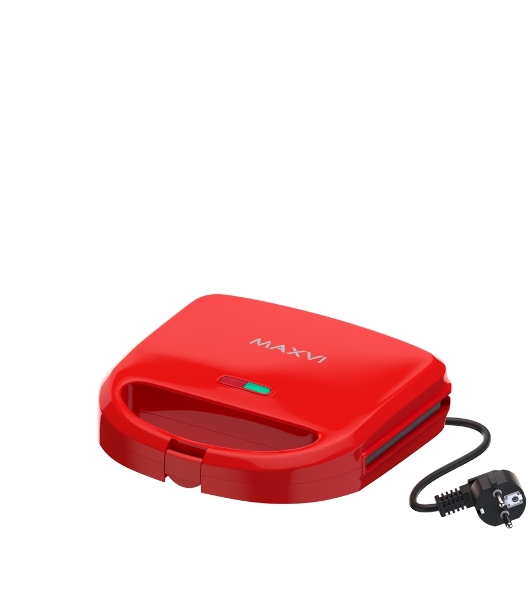 Вафельница Maxvi SM752P красный