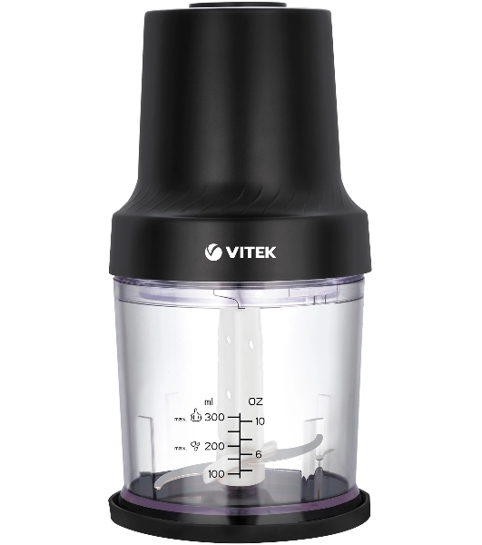 Измельчитель электрический Vitek VT-7131 0.3л. 800Вт черный