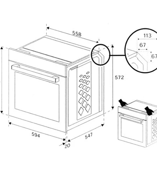 Электрический духовой шкаф Beko BBIM13301B, черный