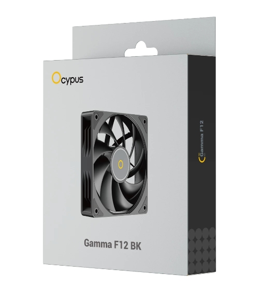 Вентилятор для корпуса Ocypus Gamma F12 BK черный 120мм 1300rpm 24.5db 3-pin