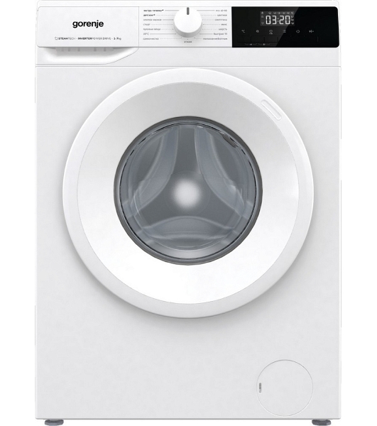 Стиральная машина Gorenje W2NHPI72SCSIRV белый загрузка фронтальная 7 кг, 1200 об/мин., класс: А