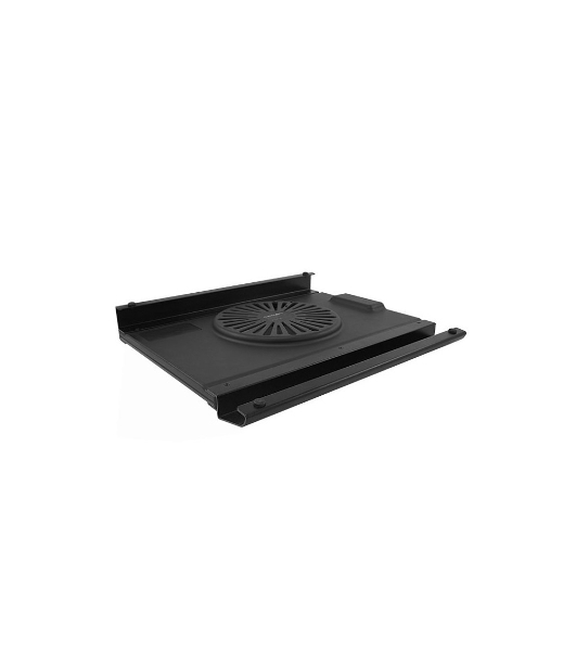Подставка для ноутбука CROWN CMLC-1000 black&silver (до 15,6' 1 кулер 160мм, материал алюминий Вес 867 г Размер 339x294x49 мм)