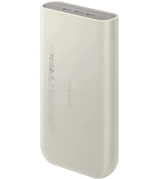 Портативный аккумулятор Samsung EB-P4520 20000mAh PD3.0 45W 4A 3xUSB-C бежевый (EB-P4520XUEGRU)