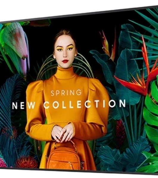 Панель Samsung QM50C черный VA LED, 55', 3840x2160, 500 кд/м2, Ultra HD 4K, 4000:1, 8 мс, 178°/178°