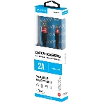 Кабель Maxvi MC-05M red USB-A - microUSB, 2A ток макс. нагрузки 2А, макс. напряжение 5V; стандарт USB 2.0; длина 1м, оплетка TPU, металлические корпуса разъемов, цвет красный, фото2